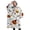Playful Halloween Icons, variant on Oversized Wearable Blanket Hoodie,Pink Hued Cute Halloween Ghosts Pattern Sherpa Blanket Hoodie with Super Pockets,Super Warm Fuzzy Pullover for Women & Men