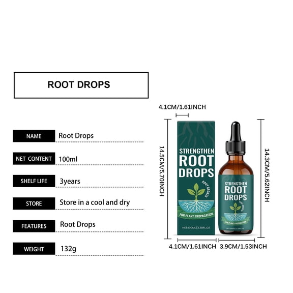 HHGBAD Nutrient Growth Enhancement, Plant Rooting Drops, Promotes Healthy Development, Ideal for Indoor and Outdoor Gardening, Perfect for Flower Enthusiasts