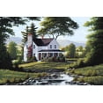 thumbnail image 2 of Saunders, Bill 24x17 Gold Ornate Wood Framed with Double Matting Museum Art Print Titled - Serenity, 2 of 4
