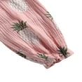 thumbnail image 5 of PENGXIANG Toddler Girl Sleeveless Pleated Loose Cotton Linen Overalls Romper, 5 of 5