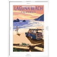 thumbnail image 5 of Art.com Laguna Beach, California - Woody on Beach Art Print by Lantern Press, White Frame Wall Art, 21" x 29", 5 of 5