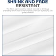 thumbnail image 2 of Linteum Textile Supply White Bed Sheet 66 x 104 inches– Soft and Comfortable Twin Size Flat Percale Sheets 200 Thread Count Top Sheets for Home, Hospitals, Spas & Rental Properties (1 Pack), 2 of 5