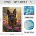 thumbnail image 3 of Diamond Art Kit for Adults, German Shepherd In Flower Field Diamond Painting for Adults Beginners, DIY Diamond Art Painting Kits, 5D Diamond Painting Crafts for Home Decor 12x16 Frameless, 3 of 7
