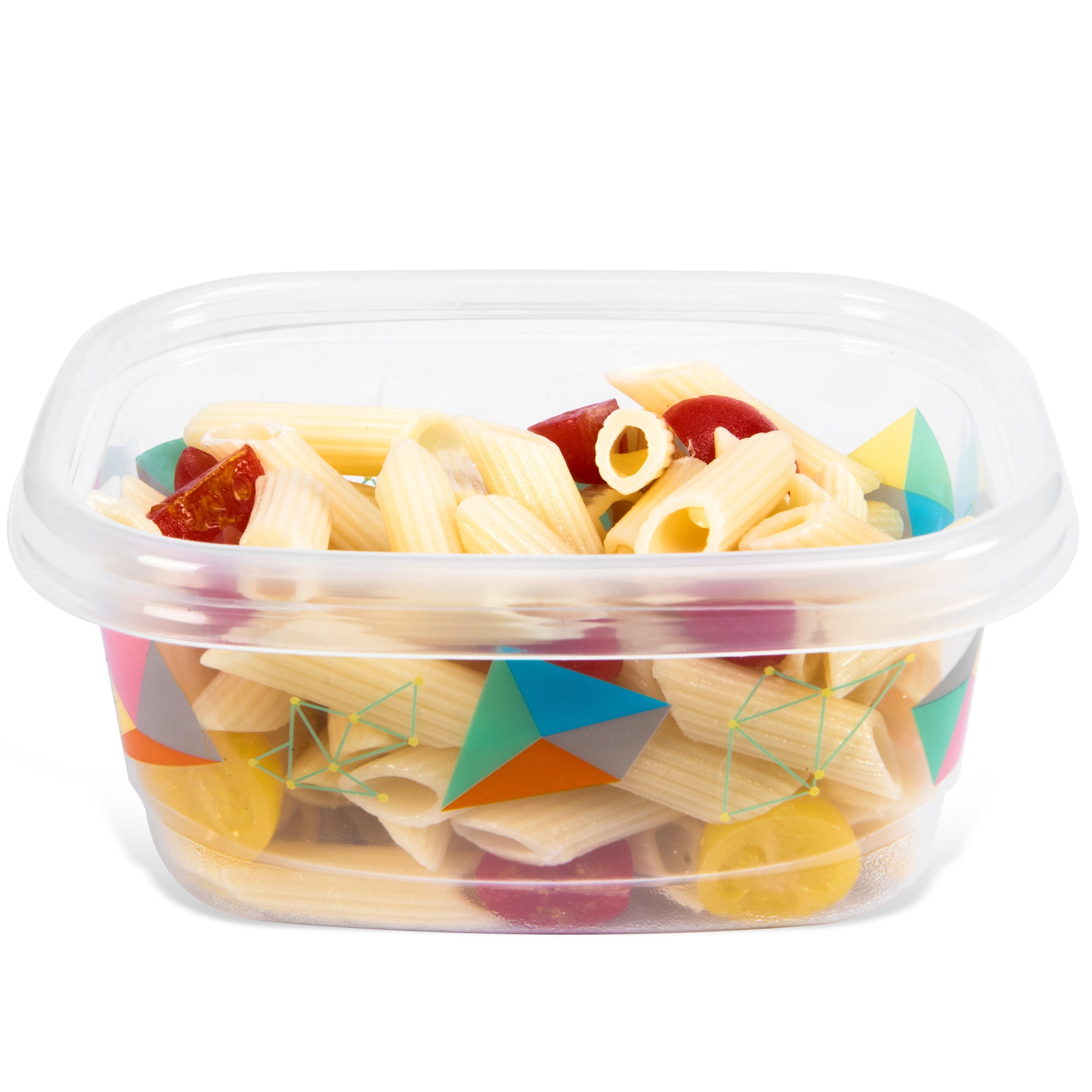 Gladware Design Series 24oz Medium Rectangle Containers 4ct