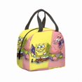 thumbnail image 4 of Insulated Lunch Bag Cartoon Anime Design Portable Large Capacity for Students Picnic, 4 of 5