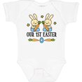 thumbnail image 3 of Inktastic 1st Easter Twin Boys Bunny Boys Baby Bodysuit, 3 of 5