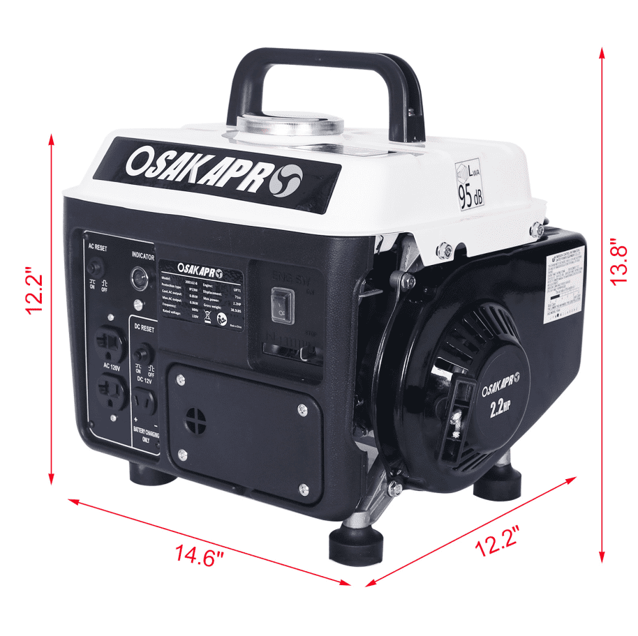 Portable Gas Generator Low Noise EPA Compliant for Home Use