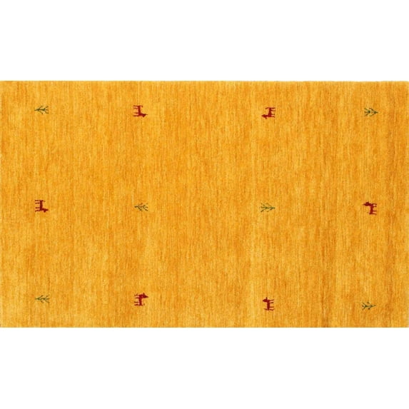 Ahgly Company Machine Washable Indoor Rectangle Contemporary Dark Orange Area Rugs, 8' x 12'