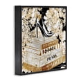thumbnail image 5 of Stupell Industries Designer Fashion Heels & Books Beauty & Fashion Painting Black Framed Art Print Wall Art, 17 x 17, 5 of 9