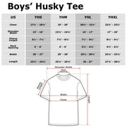 Boys' Husky Wall-E Wall-E & EVE in Space Graphic Tee Navy Blue Medium
