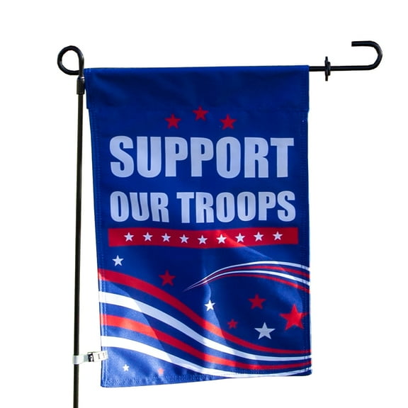 Vispronet Support Our Troops Garden Flag, 12 x 18in, Flag Only