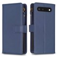 thumbnail image 2 of Compatible with Google Pixel 7 Premium PU Leather Wallet Case with 9 Card Slots Zipper Pocket and Hand Strap, 2 of 5