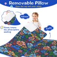 thumbnail image 3 of Pioneer Flower Floral Print Pattern Toddler Nap Mats for Kids Preschool,Sleeping Mat Bag or Kids,Toddler Sleeping Bag,Toddler Nap Mat or Daycare, 3 of 6
