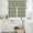 Green, variant on Red Boho Kitchen Curtains Sets for Windows 36 Inch Length, Vintage Country Ethnic Abstract Flowers Art Rod Pocket Window Treatments Tier Curtains and Valances Set for Bedroom/Bathroom