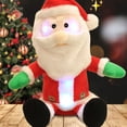 thumbnail image 3 of Juguete de Navidad LED de Papá Noel, juguete eléctrico de grabación de baile cantando, decoración de regalo musical de Navidad, 3 of 5