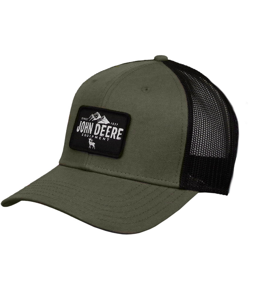 Twill \u0026 Mesh Adjustable Suede Logo Hat 