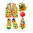 thumbnail image 4 of LIIPEE Kids Halloween Costumes Boys Girls Unisex Clown Fancy Dress Up Clothes Party Outfits,One Size, 4 of 4