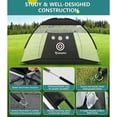 thumbnail image 3 of SwingRex 10x7FT Golf Net for Home Swing Training with Mat, Target & Balls, 3 of 7