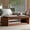 Walnut, variant on Shaiailed Black Lift Top Coffee Table,,Lift Top Coffee Table with Storage and Adjustable Height,Accent Coffee Table with Solid Wood Veneered,Multifunctional Coffee Table for Living Room, Bedroom