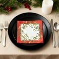 thumbnail image 7 of Christmas Paper Napkins 20-Pack - Biodegradable Red Holiday Table Decor for Parties & Crafts, 7 of 7