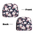 thumbnail image 4 of Goofa Leaves Flower Pattern 2 PCS Car Headrest Cover, Headrest Protector,Universal Interior Car Accessories, 4 of 6
