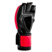 UFC Ground Game MMA Gloves - S/M, Red - Grappling and Striking MMA Training Gear for Beginner to Intermediate Fighters