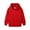 Red, variant on Ccpelsie Girls' Hoodie - Soft Cotton Blend Fleece Pullover Hoodie with Front Pockets - Trendy Sweatshirts for Kids(Pink,12-18 Months)