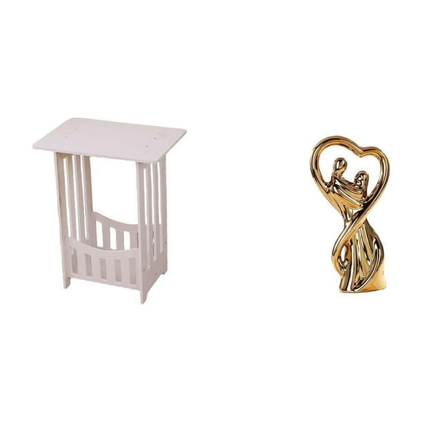 Mesilla de noche,Mesa auxiliar,mesa de centro,mesa esquinera,mesilla de noche,Mesa de centro,mesa auxiliar,mesita de noche,Estatua de pareja,Figura de pareja,arte moderno,artesanía,regalo de