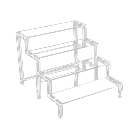 Perfume Display Stand Cologne Organizer Acrylic Clear 3 Tier Tiered Riser for Countertop Vanity Dresser Closet Cabinet Fragrance Collection