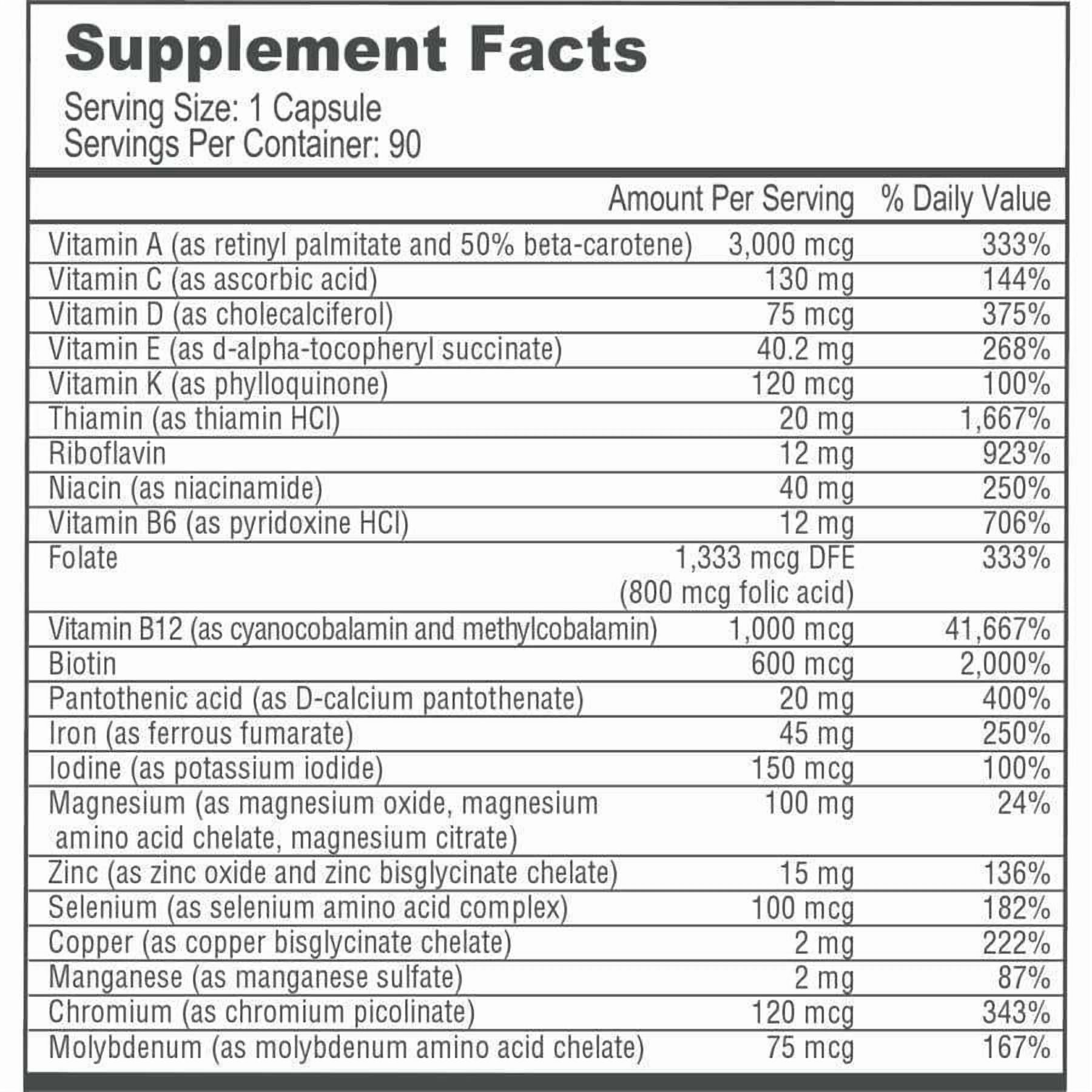Duodenal Switch Vitamin Pack - Capsules Size: 1-Month Supply, BariatricPal Multivitamin ONE: Capsule with 45mg Iron, BariatricPal Calcium Citrate Soft Chews: Piña Colada