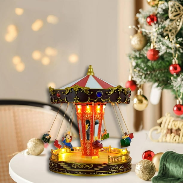 Kit en Bois Mini Carrousel Chevaux Solaire : HélioBil Kit en Bois Mini Carrousel Chevaux Solaire : HélioBil
