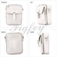 thumbnail image 6 of Leather Crossbody Bags for Women Travel Small Crossbody Purse Anti   Bum Bag with Built in Wallet, 6 of 7