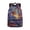 Cosmic Galaxy Planets Pattern, variant on Red Blue Paint Splatter Backpack School Bag for Children Boys Girls Bookbag Outdoor Sports Rucksack Daypack