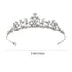 thumbnail image 3 of GOOHOCHY Corona exquisita de circonita Tiara nupcial para fiesta, tocado de aro para boda, cumpleaños, banquete (corona de circonita blanca K), 3 of 7