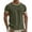 #Green, variant on DPTALR Men's Solid Color Casual Sports Round Neck Short Sleeve T-shirt,Green, XXXL