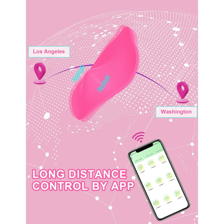 TLUDA APP Remote Control Wearable Panty Vibrator for Women , Wearable  Vibrator Adult Sex Toys, Red - Walmart.com