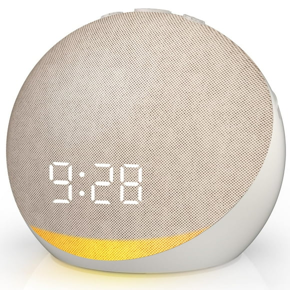 Reloj despertador con máquina de sonido Acedeck, 25 sonidos, Bluetooth
