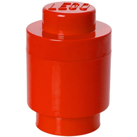 LEGO Storage Brick 1 Round, Bright Red - Walmart.com