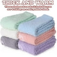 thumbnail image 2 of Mucky Cat Fuzzy Fluffy Soft Fleece Socks for Womens, 6 Pairs Non Slip with Grips - Anti Skid Warm Winter Cozy Hospital Slipper Socks, 2 of 6