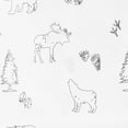 thumbnail image 3 of Eddie Bauer Animal Tracks Grey Cotton Percale Twin XL Sheet Set, 3 of 5