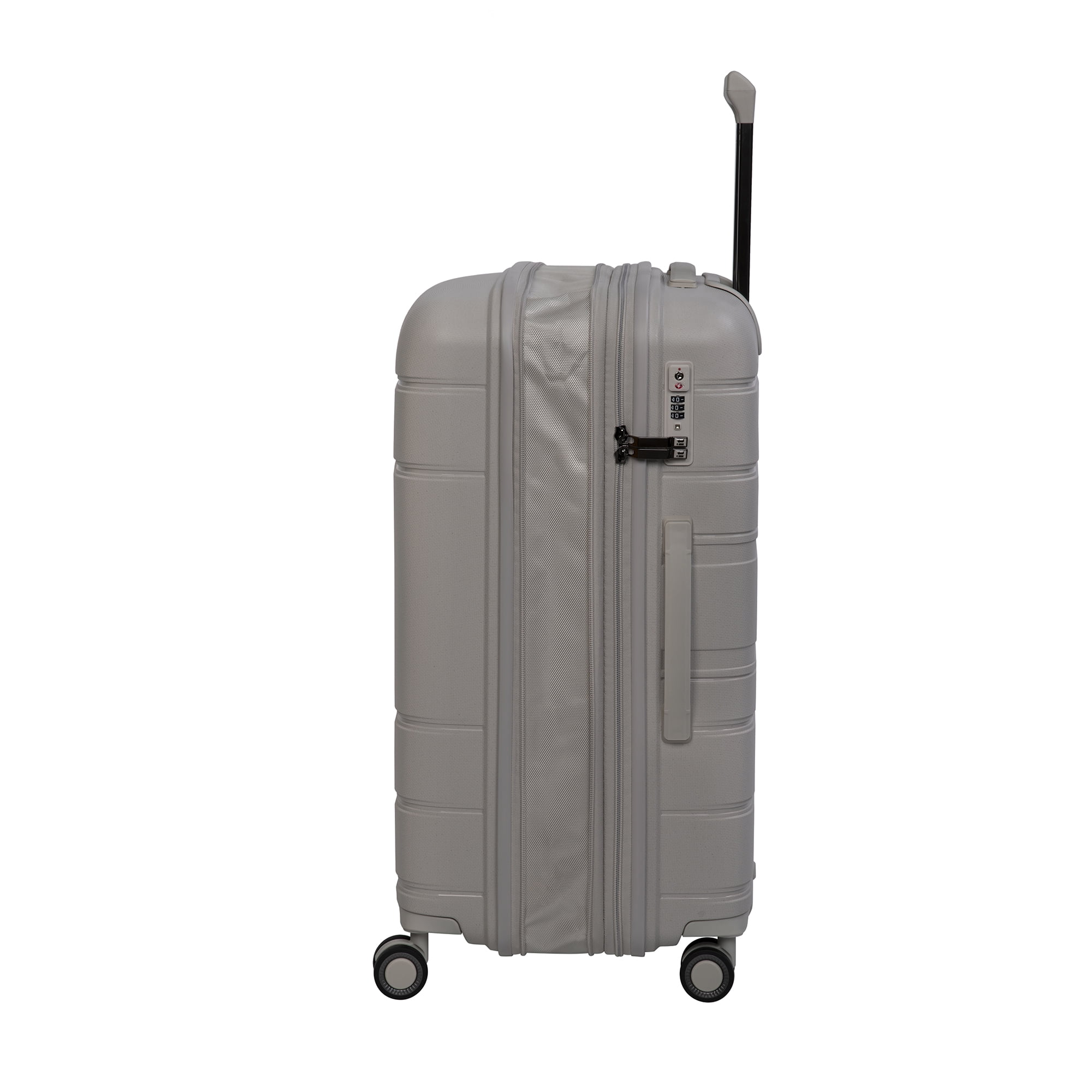 it luggage Eco-Tough 3 Piece Hardside 8 Wheel Expandable Spinner Luggage Set, Silver Lining