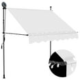 thumbnail image 2 of vidaXL Retractable Awning with Hand Crank and LED Sunshade Shelter for Outdoor, 2 of 77