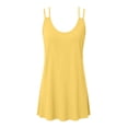 thumbnail image 3 of Kukoosong Women's Sleeveless Spaghetti Strap Tank Dress, Scoop Neck Mini Casual Loose Flowy A-Line Slip Dress, Soft Stretchy Summer Nightgown for Home Use, 3 of 7