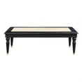 thumbnail image 3 of ACME Tayden Marble Top and Wooden Frame Coffee Table in Natural and Black, 3 of 5
