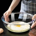 thumbnail image 4 of 6.3 Quart Large Glass Bowl for Bread Making-Glass Mixing Bowl for Sourdough Bread, Clear Breads Proofing Bowl with Covers, Ideal for Kitchen&Storage, 4 of 7