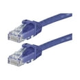 thumbnail image 1 of Monoprice FLEXboot Series - Patch cable - RJ-45 (M) to RJ-45 (M) - 1 ft - UTP - CAT 6 - booted, snagless, stranded - purple, 1 of 2