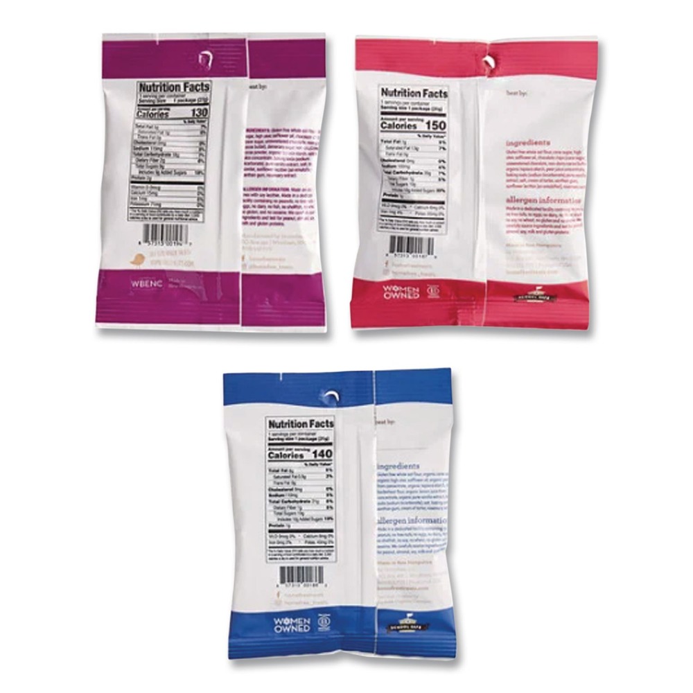 1.1 oz/0.95 oz/1.1 oz Gluten Free Mini Cookies Variety Pack (30/Carton)