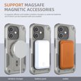 thumbnail image 5 of For iPhone 11 Case, iPhone 11 Phone Case [Compatible with Magsafe] [Built-in Invisible Stand] [Heavy Duty Drop Protection] Shockproof Rugged Protective Magnetic Cover Accessories,Grey, 5 of 7