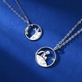 thumbnail image 4 of Collar de plata El Principito y el Pequeño Zorro Colgante Pareja Regalo-- Sincero Electrónica, 4 of 4