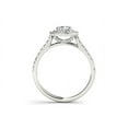 thumbnail image 3 of 1 Carat T.W. Diamond Double Halo 14kt White Gold Engagement Ring, 3 of 4